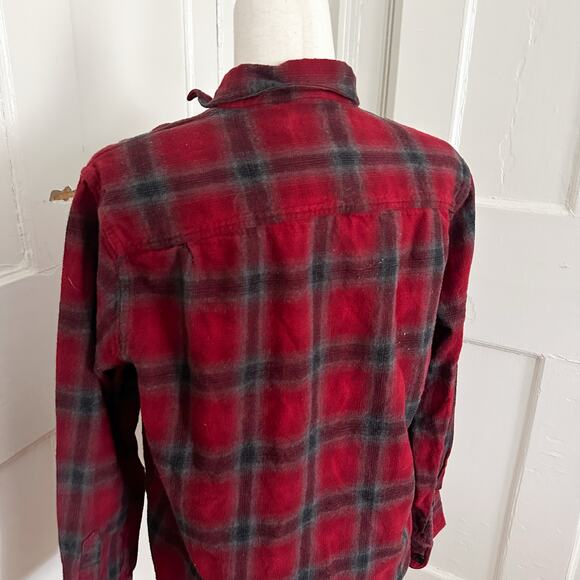 Coleman Red & Black Plaid Flannel Men's M - Picture 4 of 6